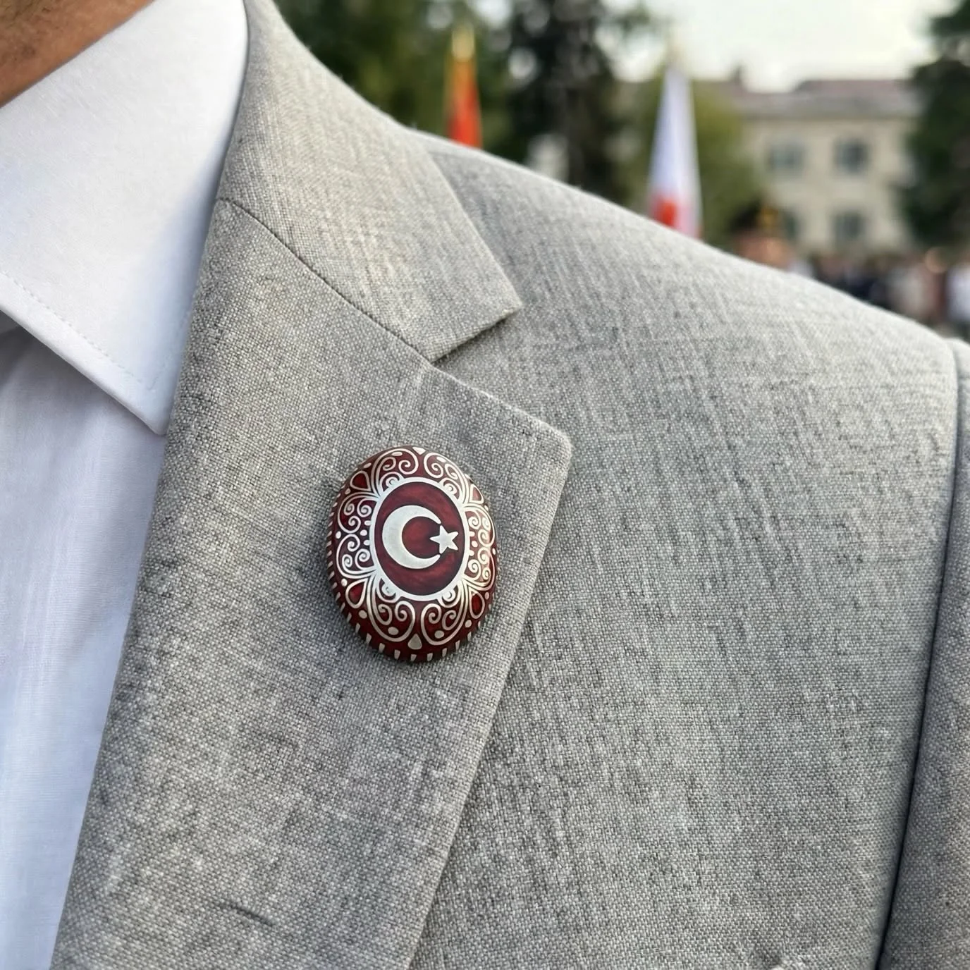 MİLLİ DURUŞ AL SANCAK AYYILDIZ ROZET