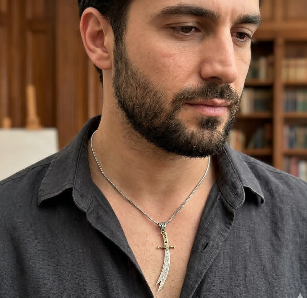 İSMİ AZAM ZÜLFİKAR KOLYE