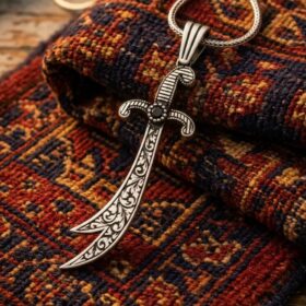 ZÜLFİKARIN İZİ ZİRKON PUSAT KOLYE